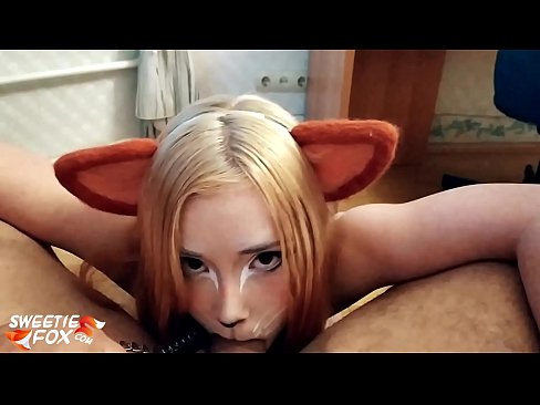 ❤️ Kitsune ingoia cazzo è cum in bocca ️❌ Video sessu à noi ❤